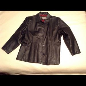 Craft & Barrow black leather